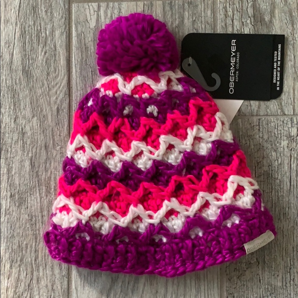 Obermeyer girls’ knit beanie